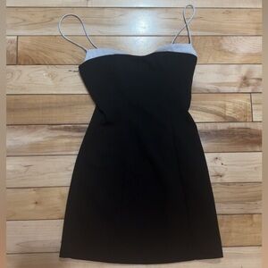 ASOS BLACK AND WHITE MINI DRESS